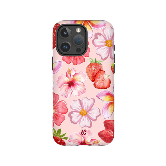 Pink Berry iPhone Case